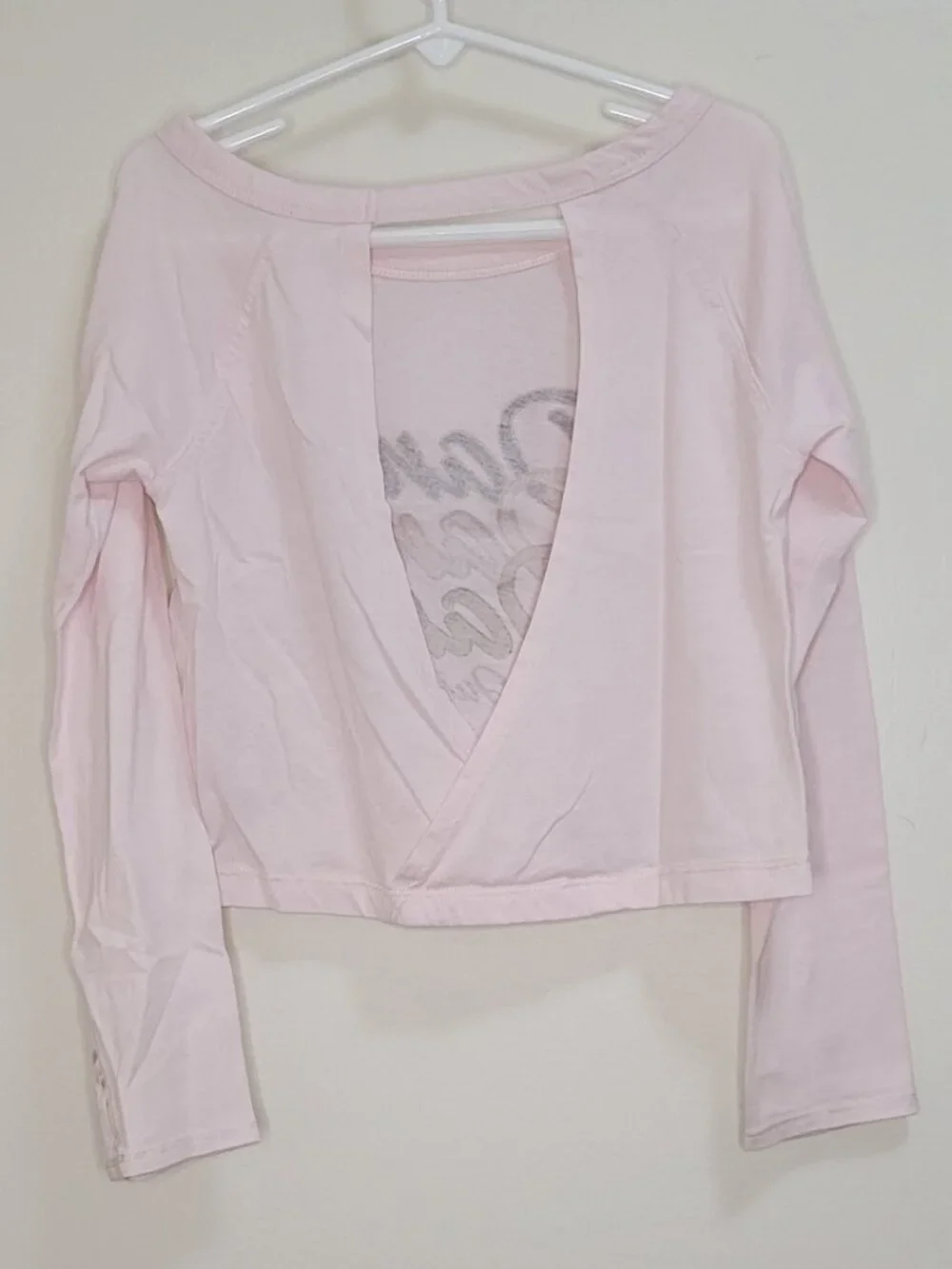 Justice girls long sleeve Dance shirt